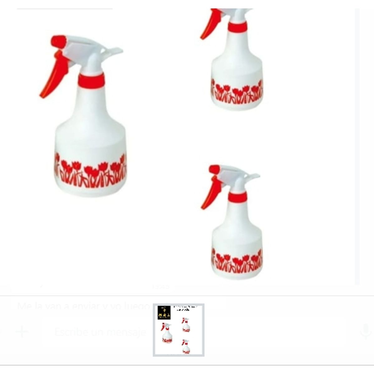 GENERICO - Atomizador Pequeño Con Diseño Flores