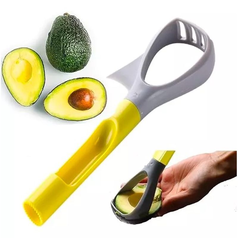 GENERICO - Cortador Triturador De Palta 5 En 1 Multifuncional