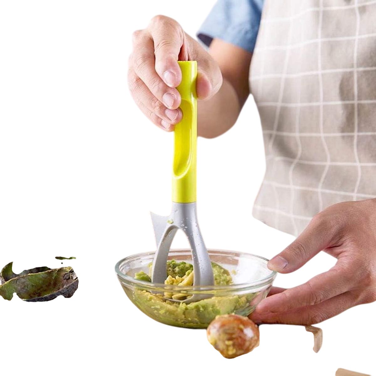 GENERICO - Cortador Triturador De Palta 5 En 1 Multifuncional