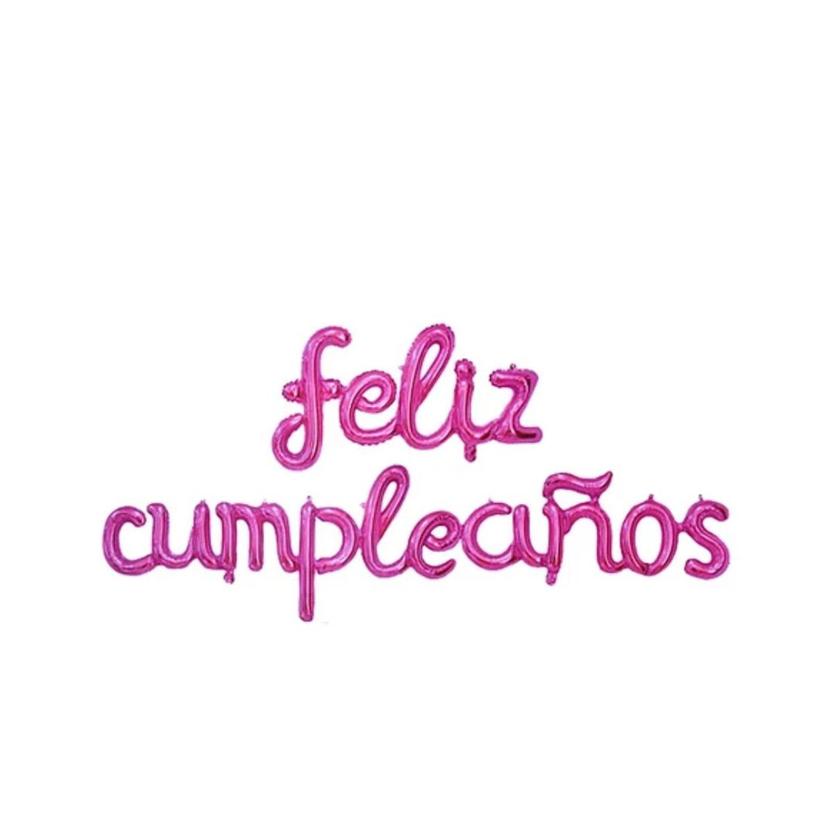 GENERICO - Globo Feliz Cumpleaños Rosado 16 Pulgadas 1set