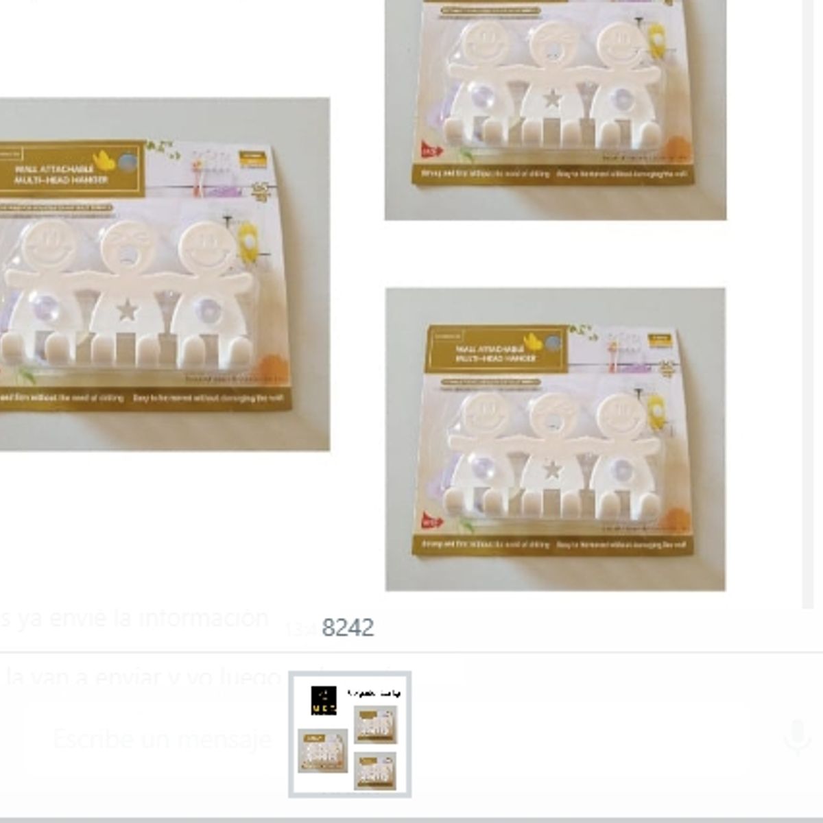 GENERICO - Colgador 15 Kg Diseño Muñecos Para Hogar