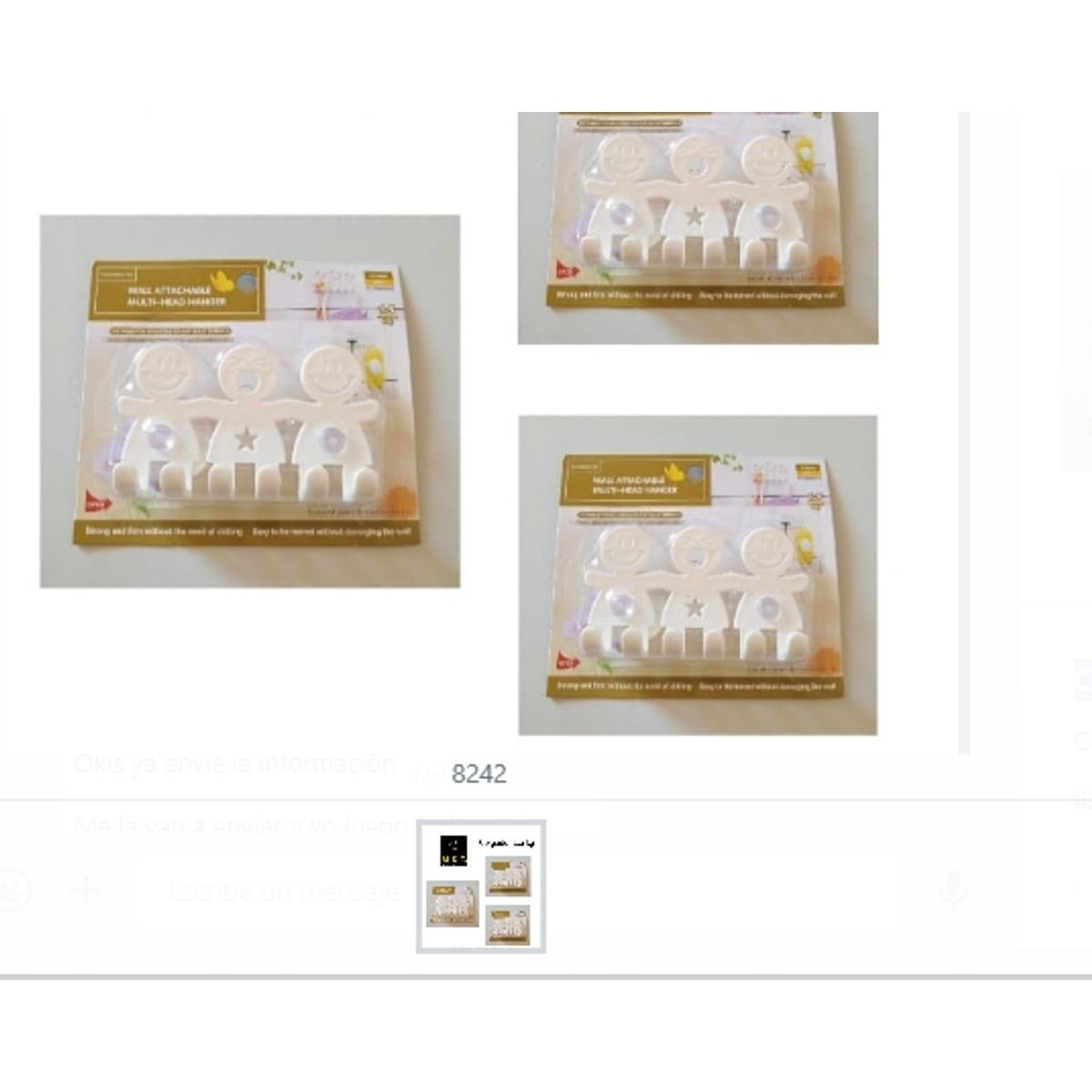 GENERICO - Colgador 15 Kg Diseño Muñecos Para Hogar