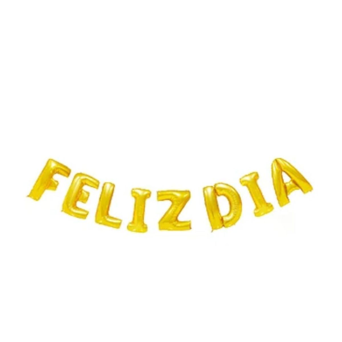 GENERICO - Globo Feliz Dia Dorado 16 Pulgadas