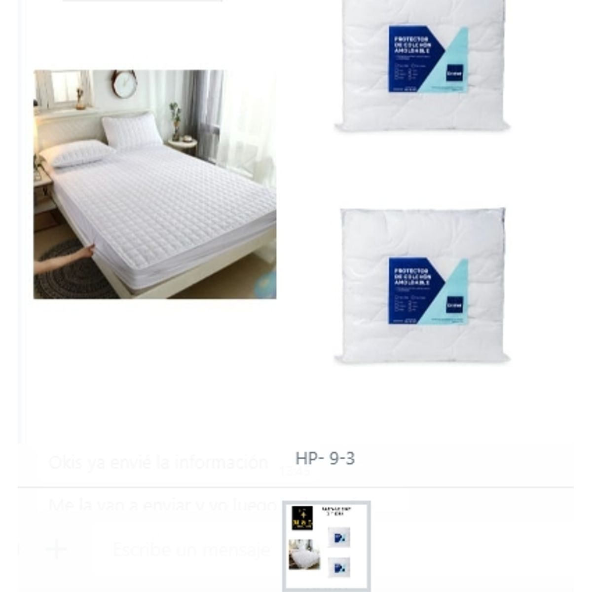 GENERICO - Cubre Colchón 2 Plazas Para Camas