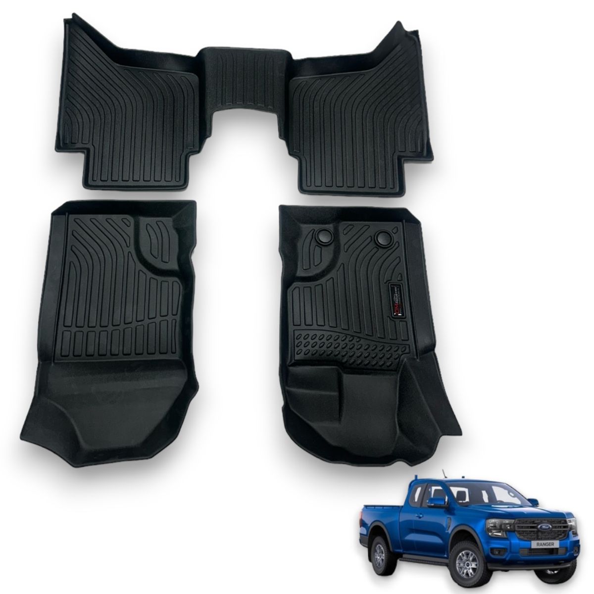 GENERICO - Piso Calce Perfecto Ford Ranger 2013-2023