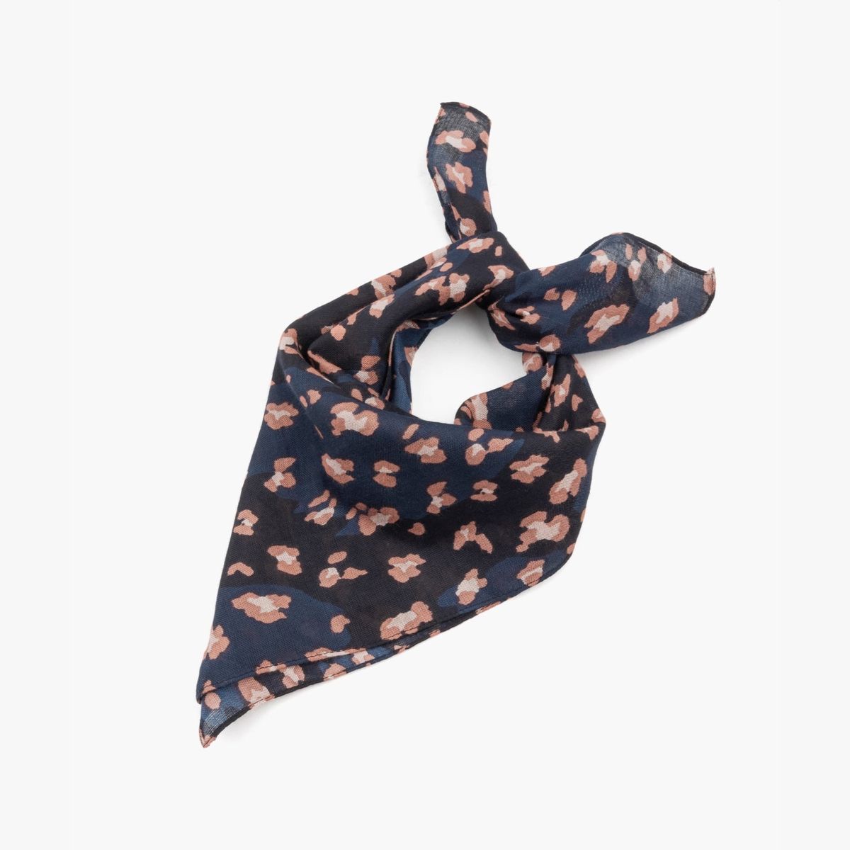 LOUNGE - Bandana Mujer Animal Negro