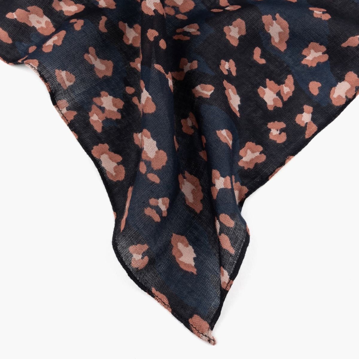 LOUNGE - Bandana Mujer Animal Negro