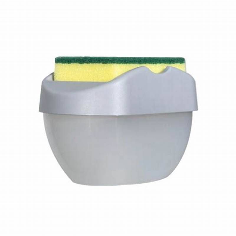 GENERICO - Dispensador De Jabon 2 En 1 Con Soporte De Esponja