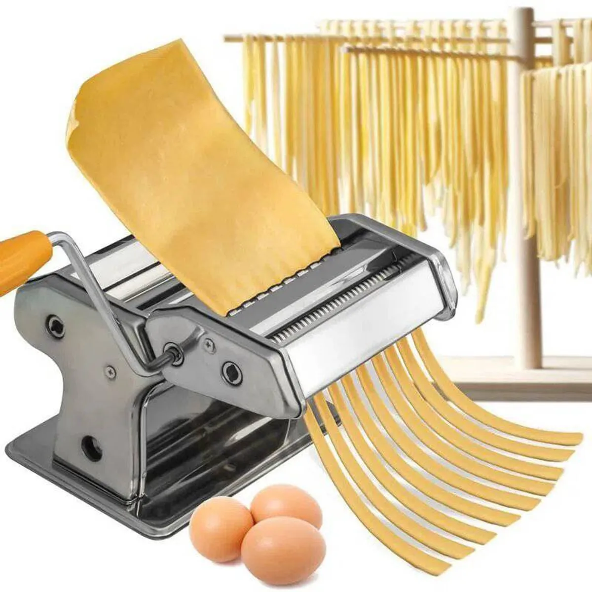 GENERICO - Maquina Para Hacer Pasta Acero Inoxidable Longitud 17 Cm