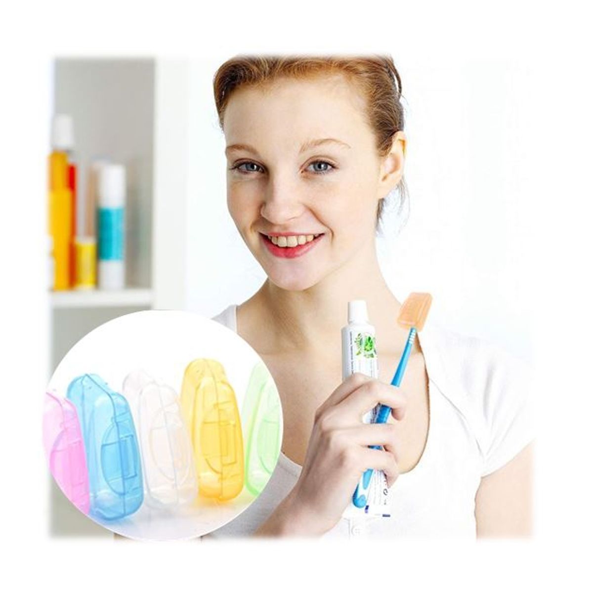 GENERICO - Pack 5 Protectores Fundas Carcasas De Cepillos De Dientes