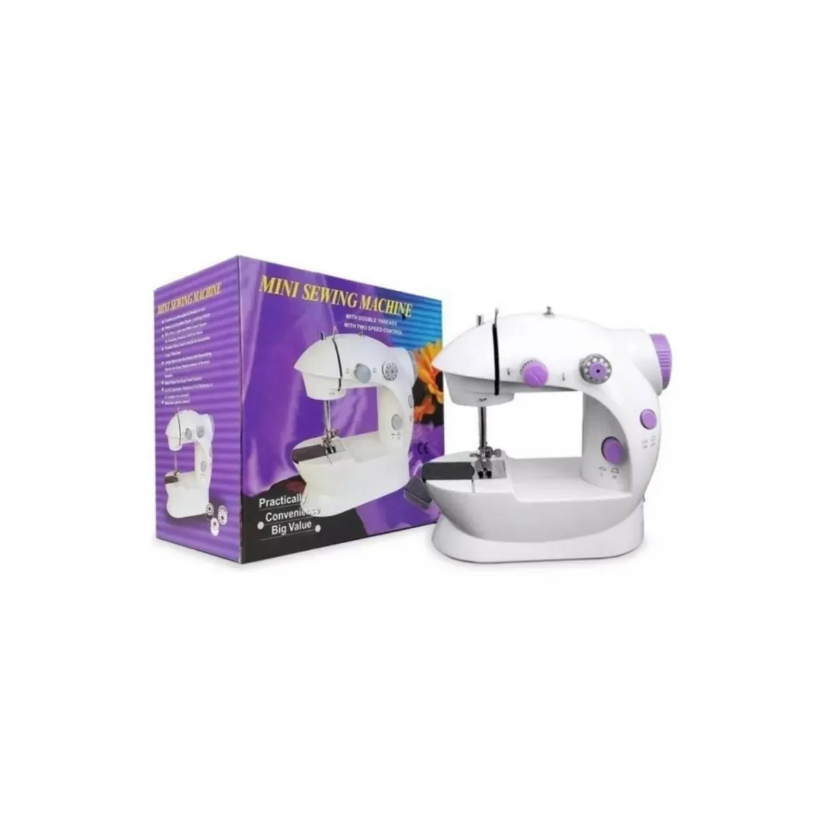 GENERICO - Mini Maquina De Coser  Portátil Pedal