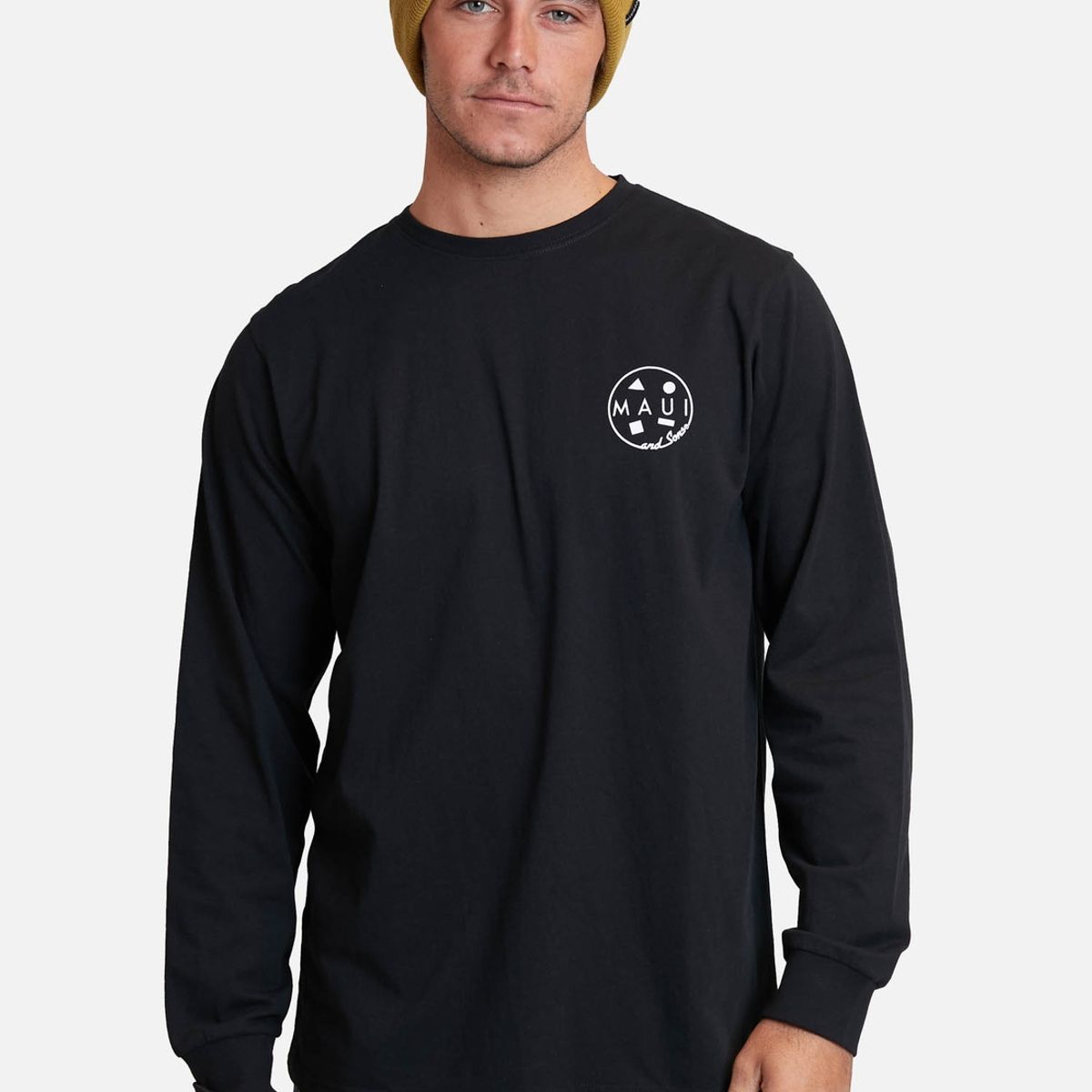 MAUI AND SONS - Polera Pukalani Negro Hombre Maui And Sons