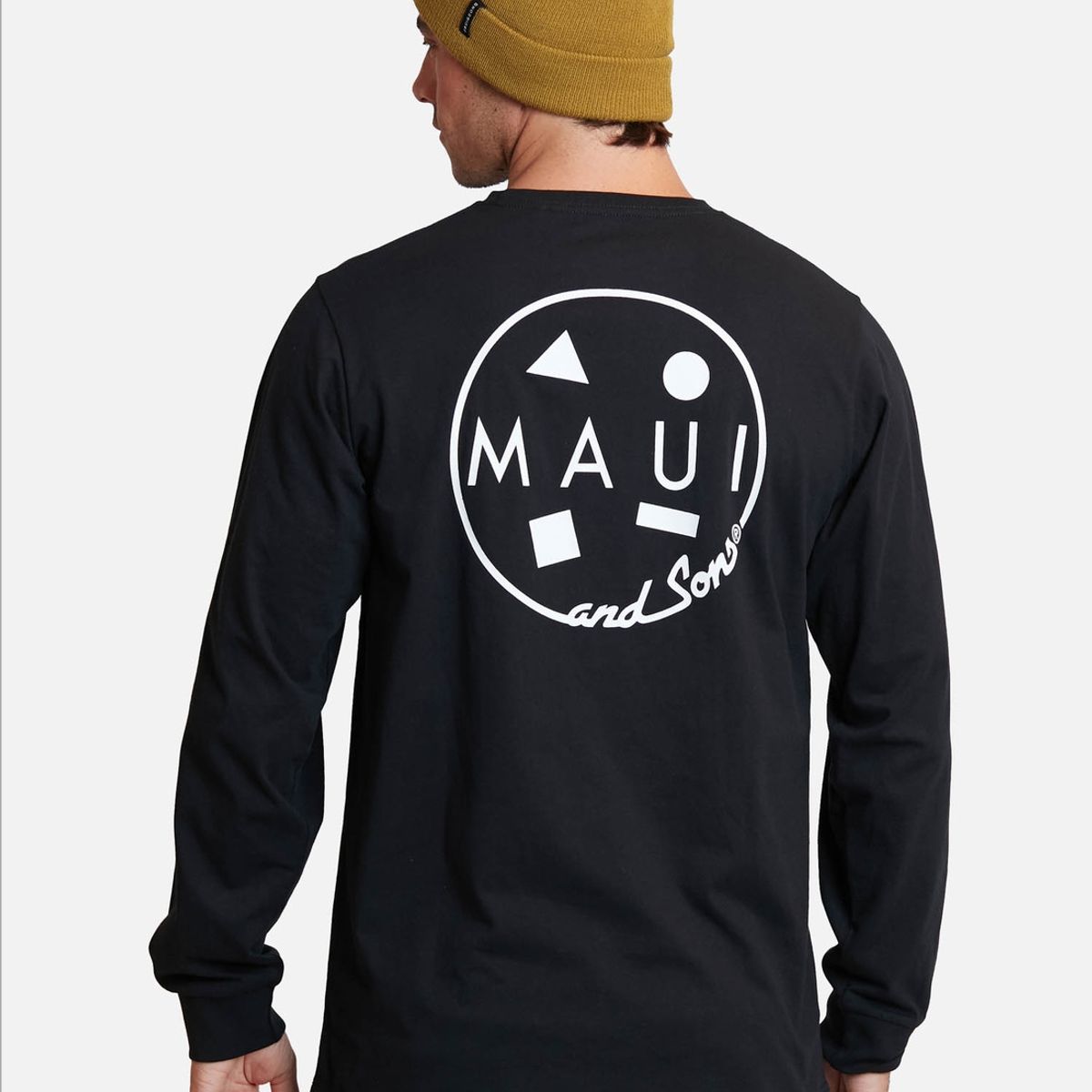 MAUI AND SONS - Polera Pukalani Negro Hombre Maui And Sons