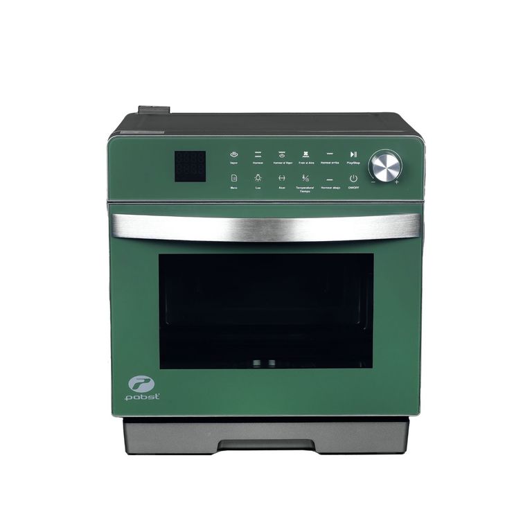 HORNO ELÉCTRICO MULTIFUNCIONAL COLOR VERDE 20L