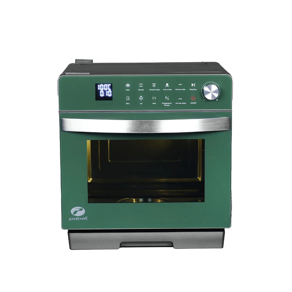 PABST - HORNO ELÉCTRICO  MULTIFUNCIONAL PABST COLOR VERDE 20L