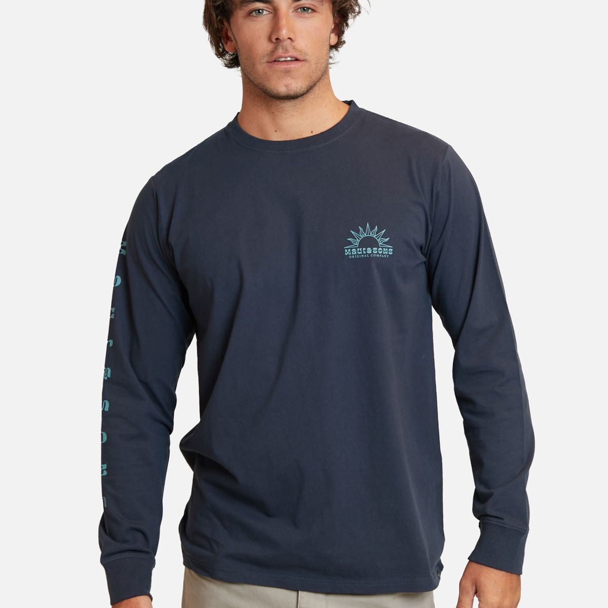 MAUI AND SONS - Polera Sun tees Azul Marino Hombre Maui And Sons
