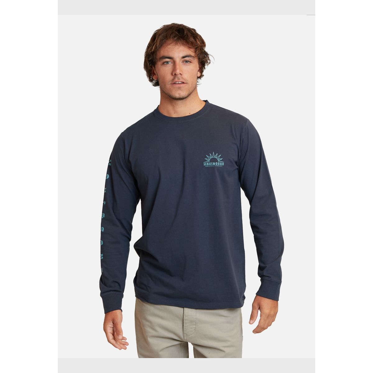 MAUI AND SONS - Polera Sun tees Azul Marino Hombre Maui And Sons