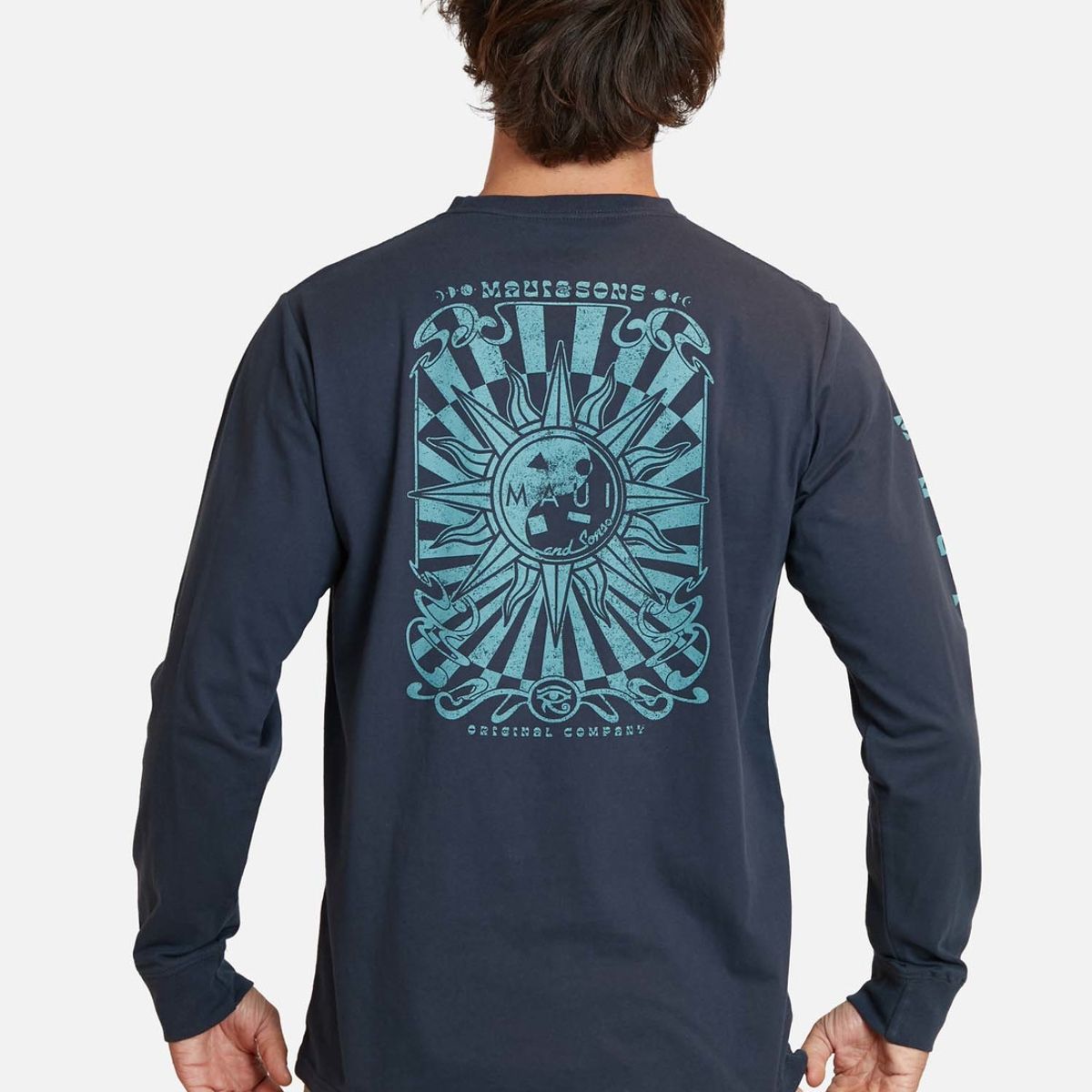MAUI AND SONS - Polera Sun tees Azul Marino Hombre Maui And Sons