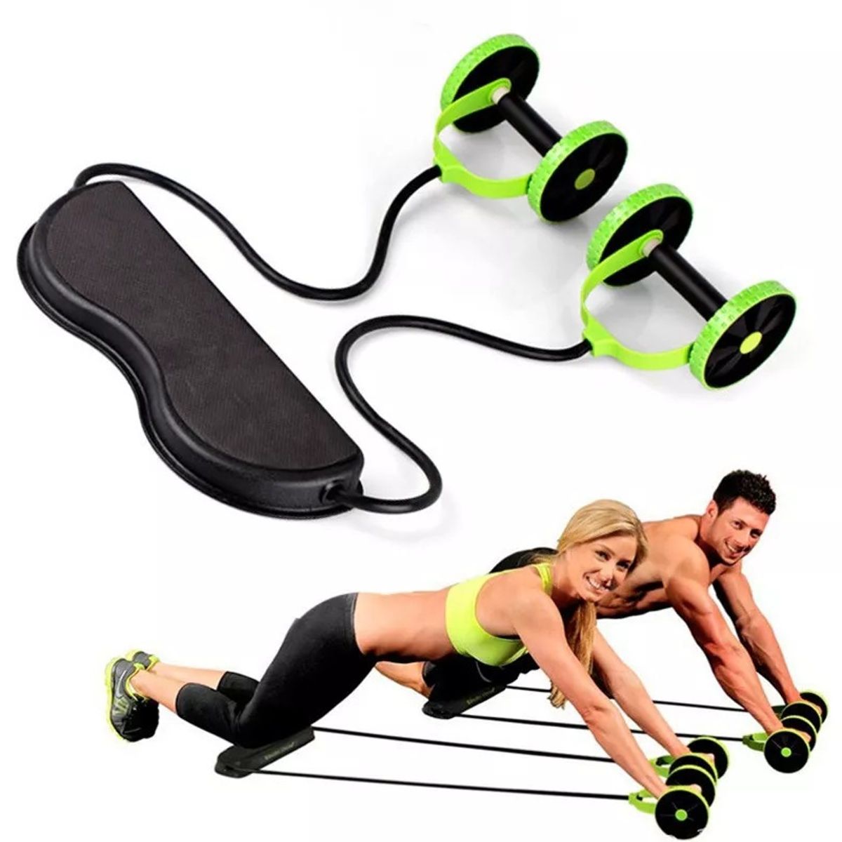 GENERICO - Rueda Abdominal Banda Elástica Revoflex Extreme