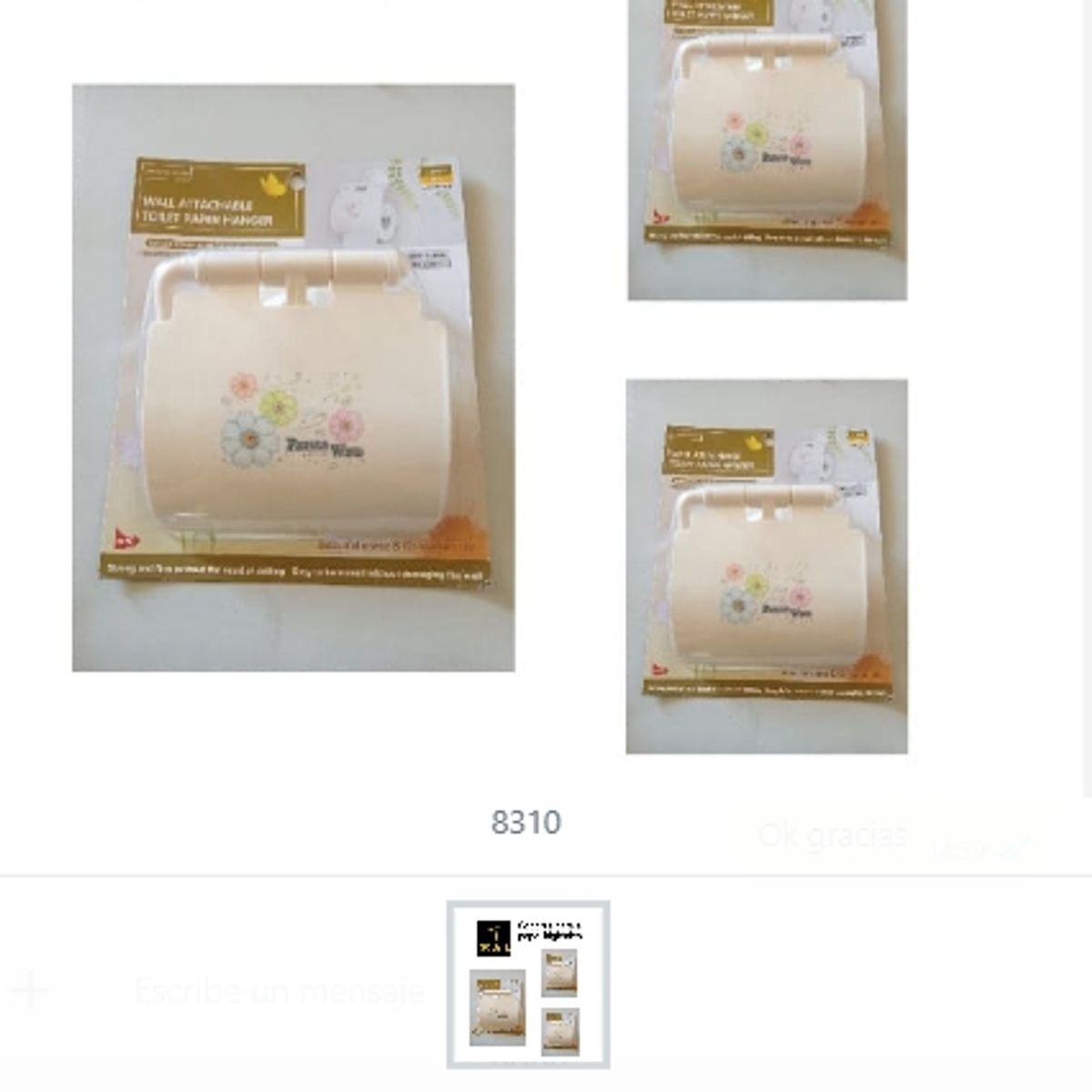 GENERICO - Soporte Para El Papel Higiénico Baño