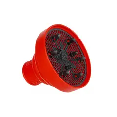 GENERICO - Difusor Plegable De Silicona Para Secador De Cabello ROJO.