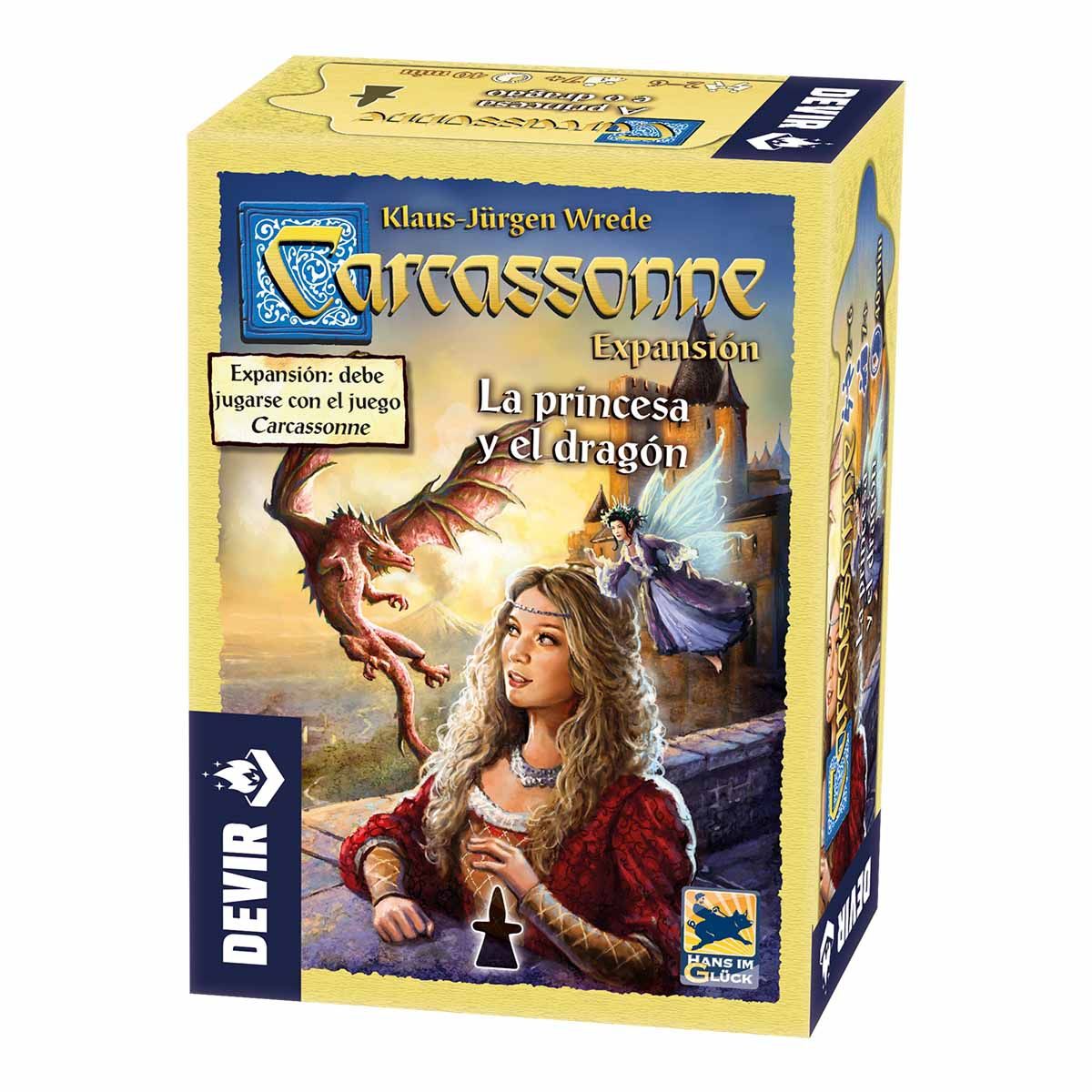 DEVIR - Carcassonne: La Princesa y el Dragon (2da edicion)