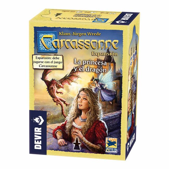 DEVIR - Carcassonne: La Princesa y el Dragon (2da edicion)