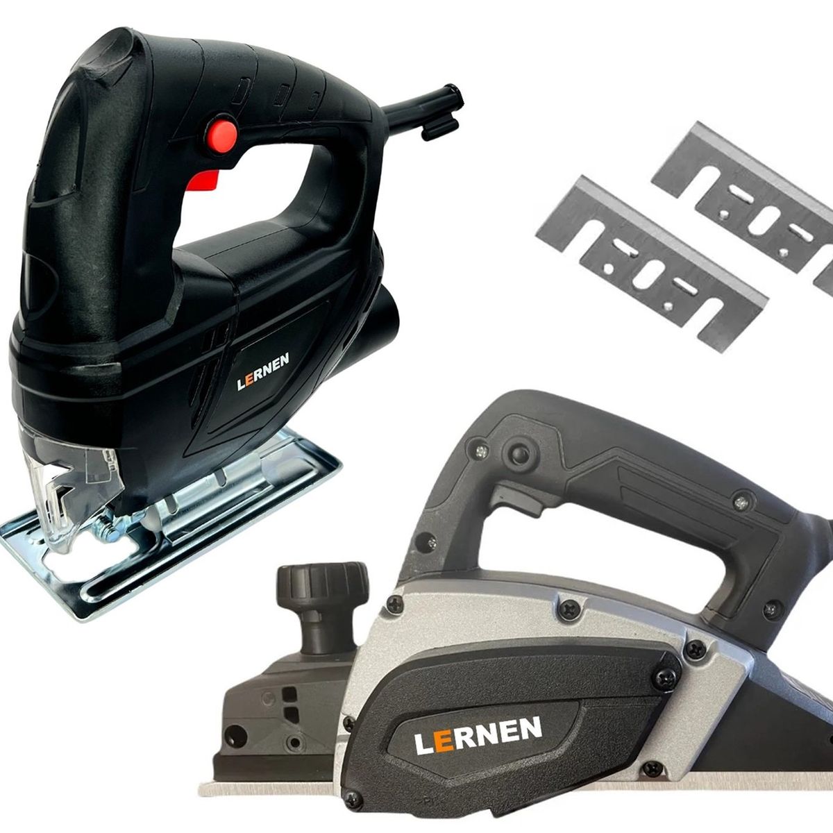 LERNEN - Pack Sierra Caladora 3000 Rpm + Cepillo Para Carpintería