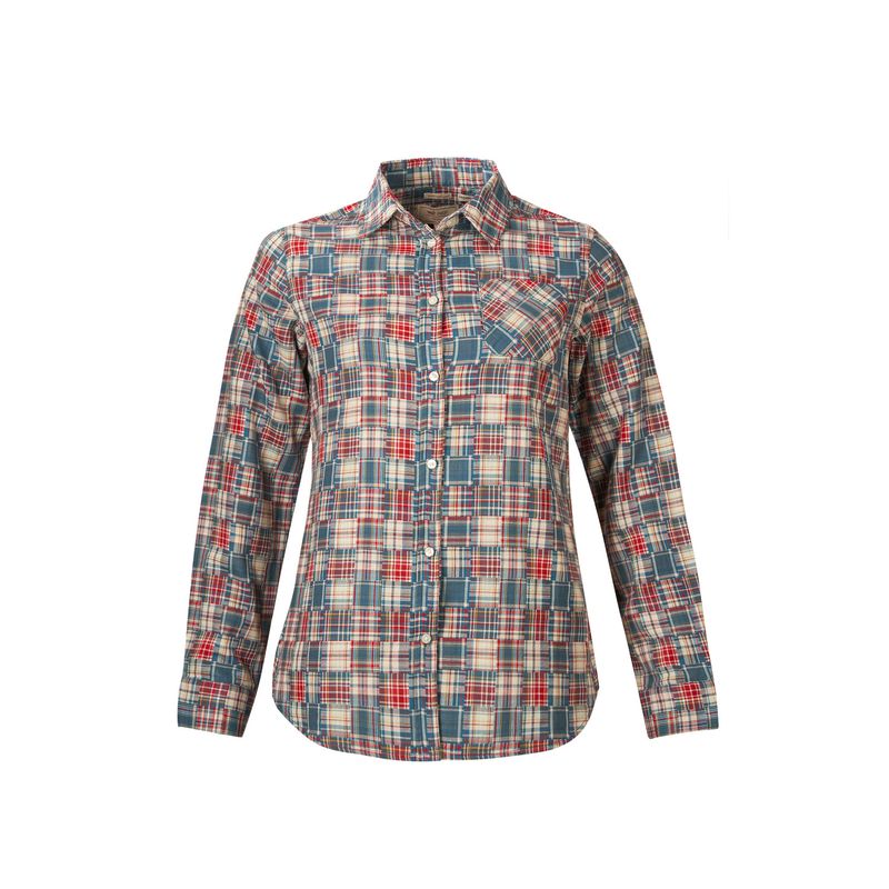 ROCKFORD - Blusa Algodón Orgánico Mujer Luz Multicolor ROCKFORD