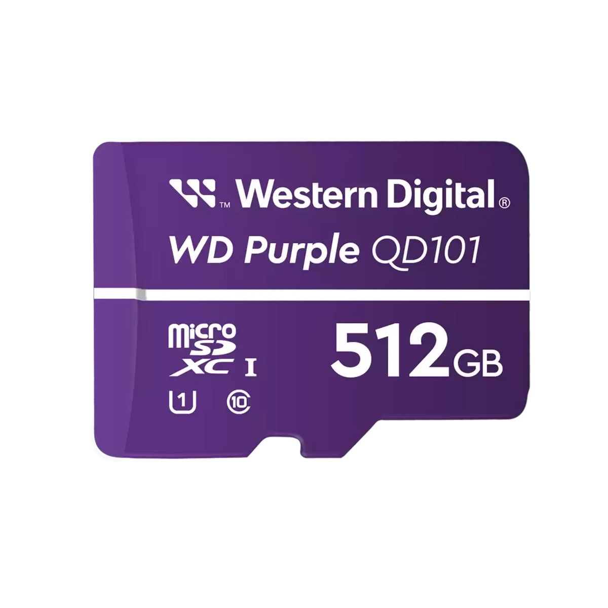 WESTERN DIGITAL - Tarjeta microSD Western Digital QD101 512GB Púrpura