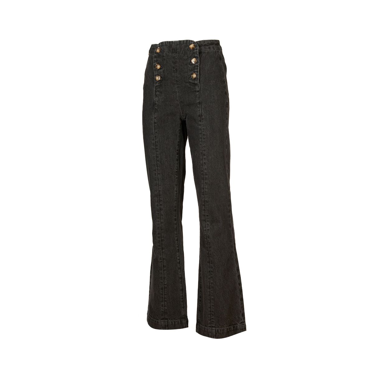 ROCKFORD - Jeans Algodón Orgánico Mujer Gris Oscuro ROCKFORD