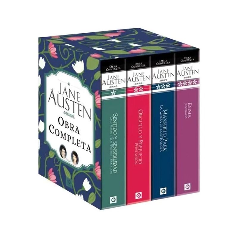TOP10BOOKS - LIBRO JANE AUSTEN OBRAS COMPLETAS 4-VOLUMENES / JANE AUSTEN / EDIMAT