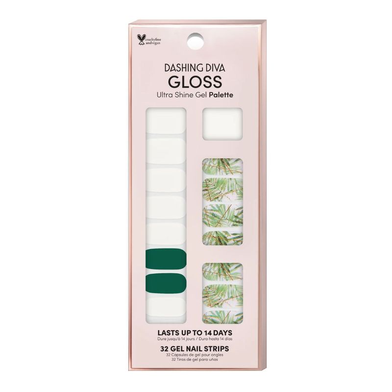 DASHING DIVA - UÑAS ADHESIVAS GLOSS - ISLAND TIME