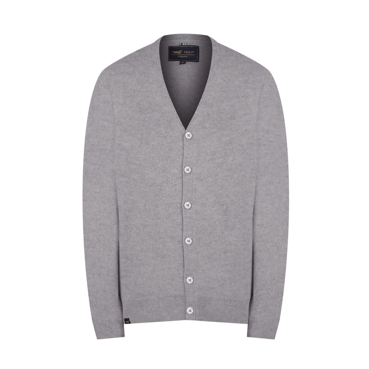ROCKFORD - Sweater Cashmere Hombre Cash But Gris ROCKFORD