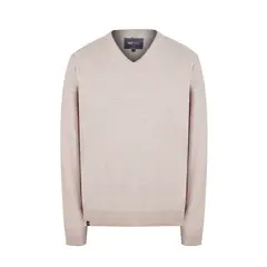 ROCKFORD - Sweater Cashmere Hombre Cash V Café
