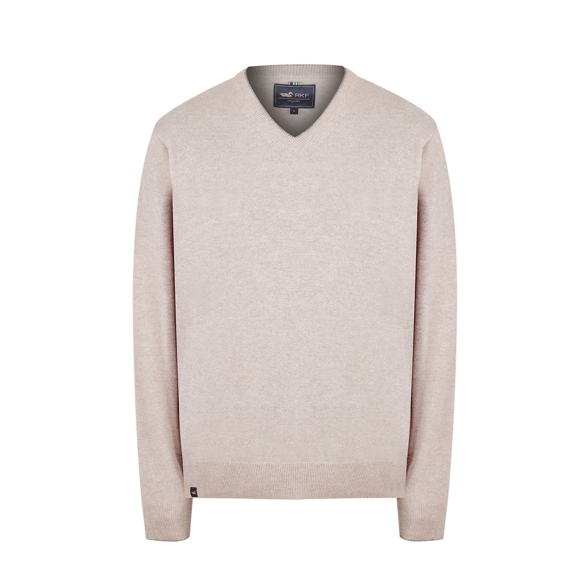 ROCKFORD - Sweater Cashmere Hombre Cash V Café ROCKFORD