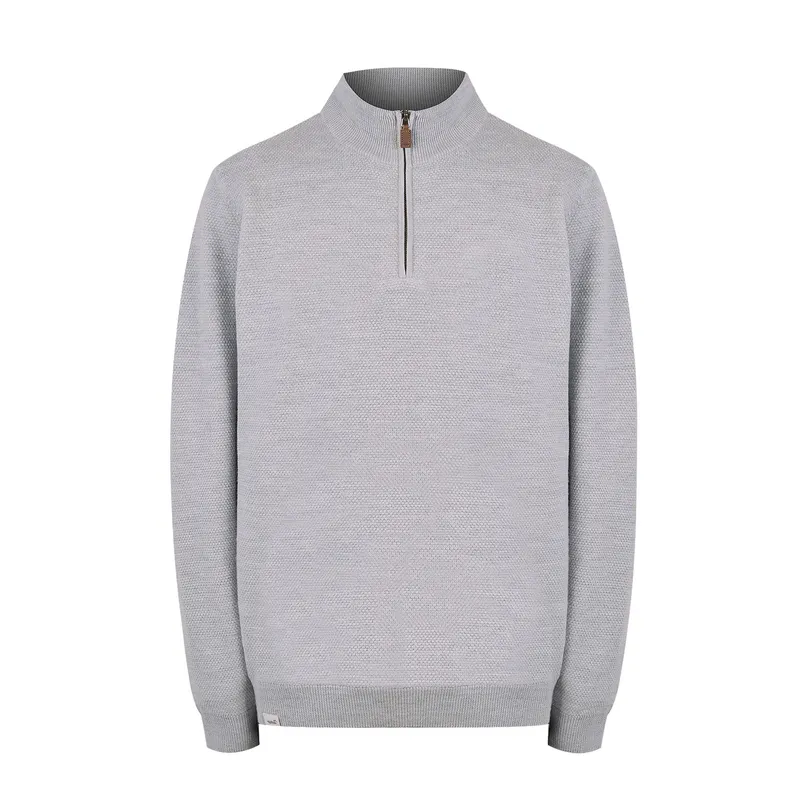 ROCKFORD - Sweater Lana Merino Hombre Massa Gris ROCKFORD