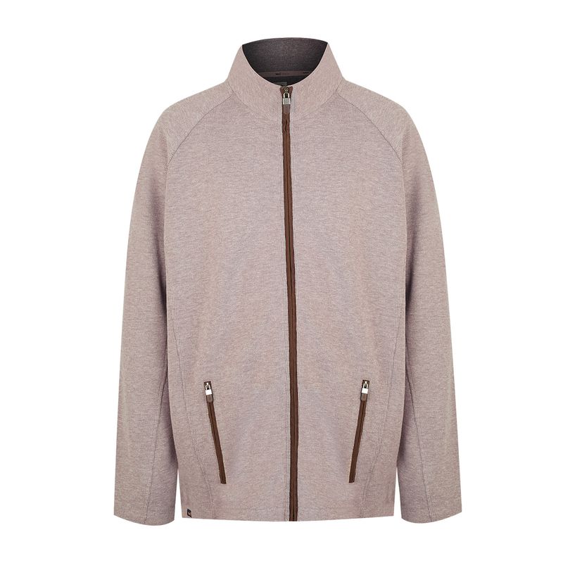 ROCKFORD - Polerón Algodón Orgánico Hombre Doble Beige ROCKFORD.