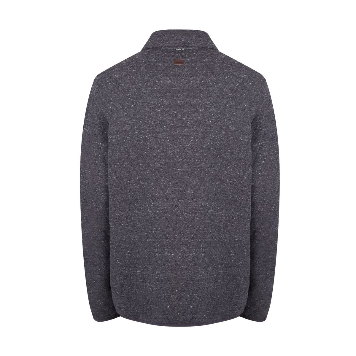 ROCKFORD - Polerón Fibras Reciclada Hombre Burgofull Gris ROCKFORD