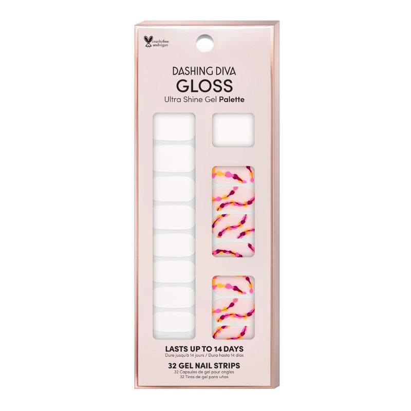 DASHING DIVA - UÑAS ADHESIVAS GLOSS - CLUMSY COAST
