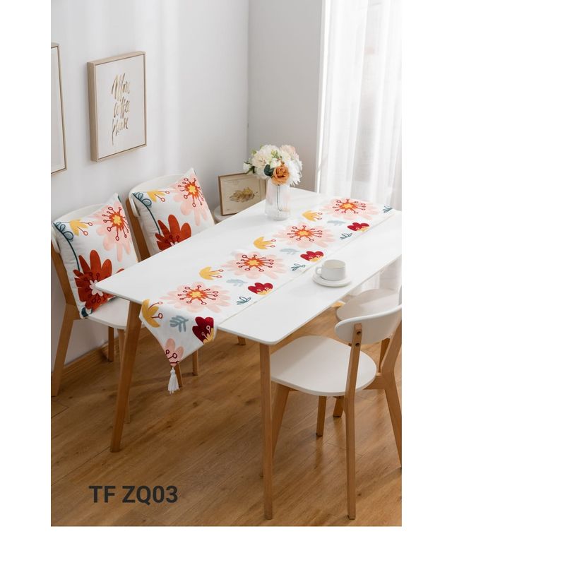 GENERICO - Camino de mesa tejido comedor hogar elegante moderno 03