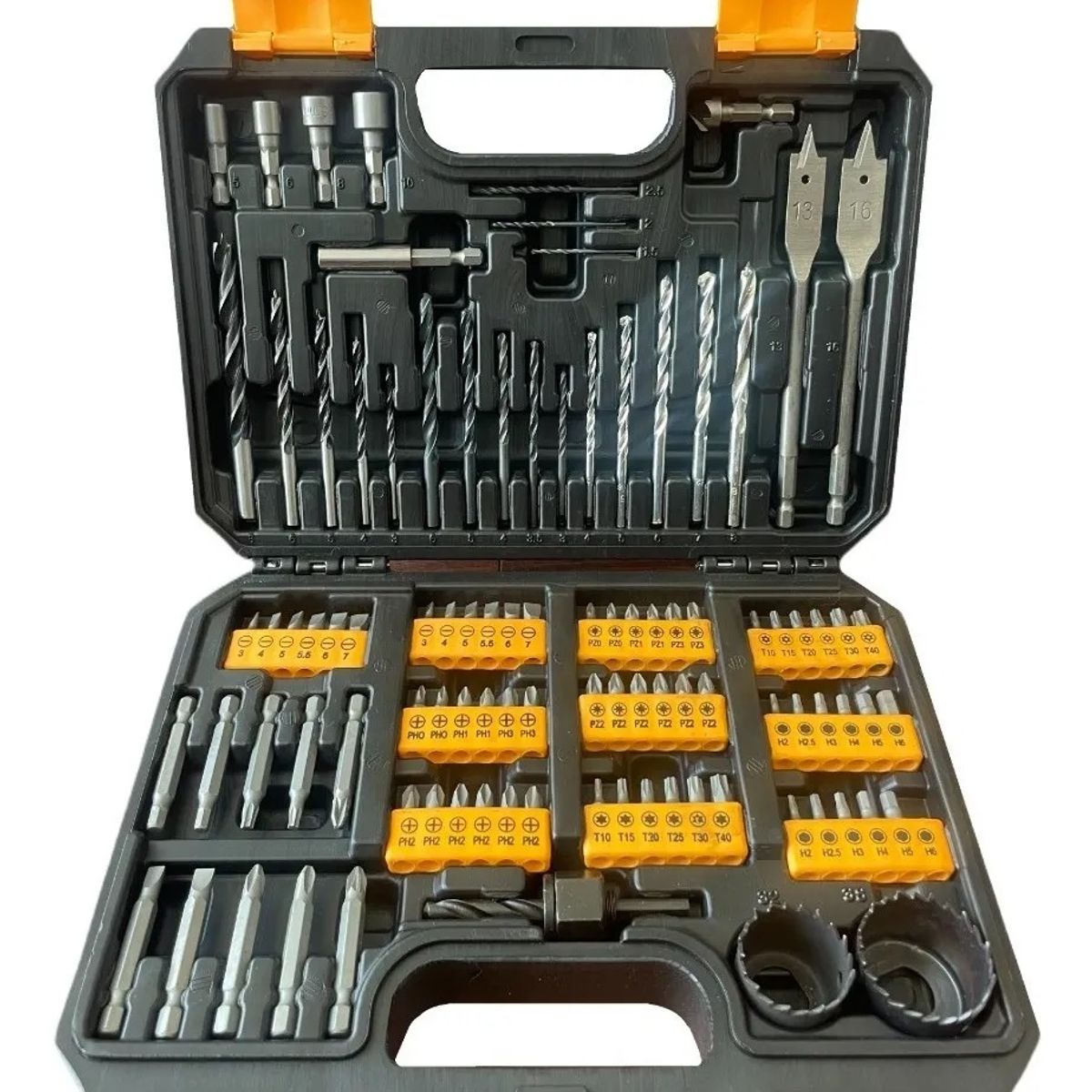 LERNEN - Pack Taladro Inalámbrico Percutor 13mm 2 Baterías Set 99 Brocas