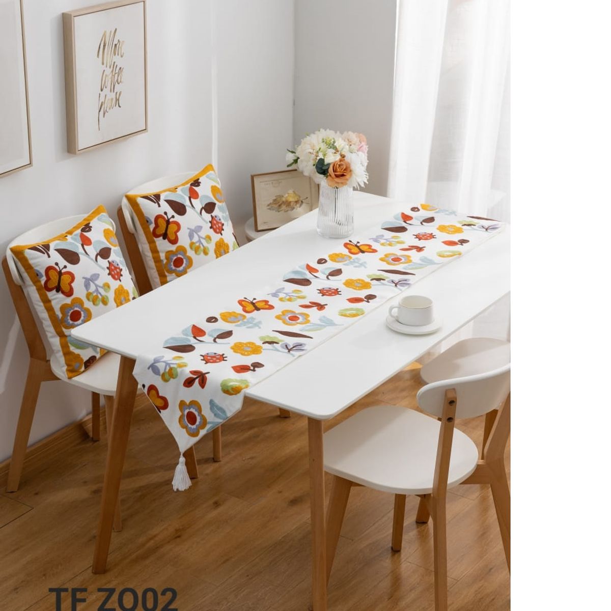 GENERICO - Camino de mesa tejido comedor hogar elegante moderno 02