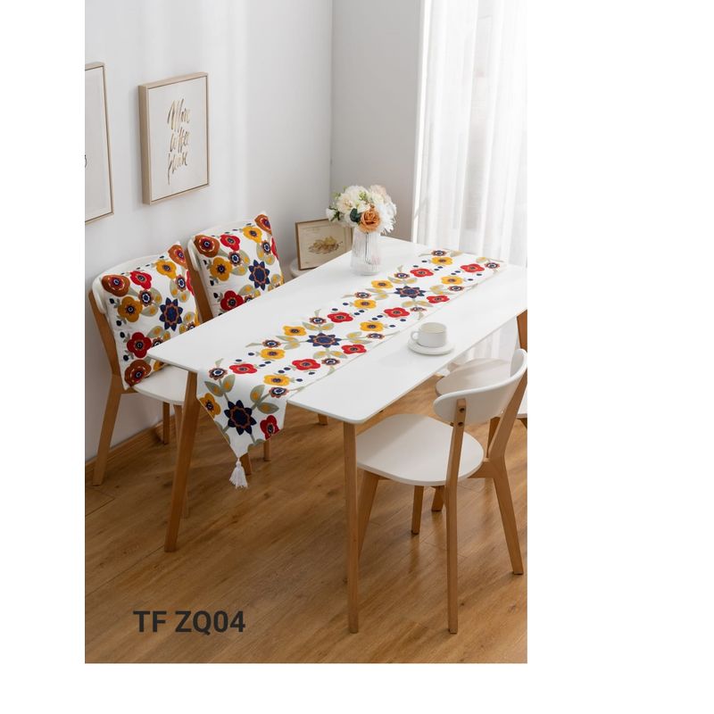 GENERICO - Camino de mesa tejido comedor hogar elegante moderno 04
