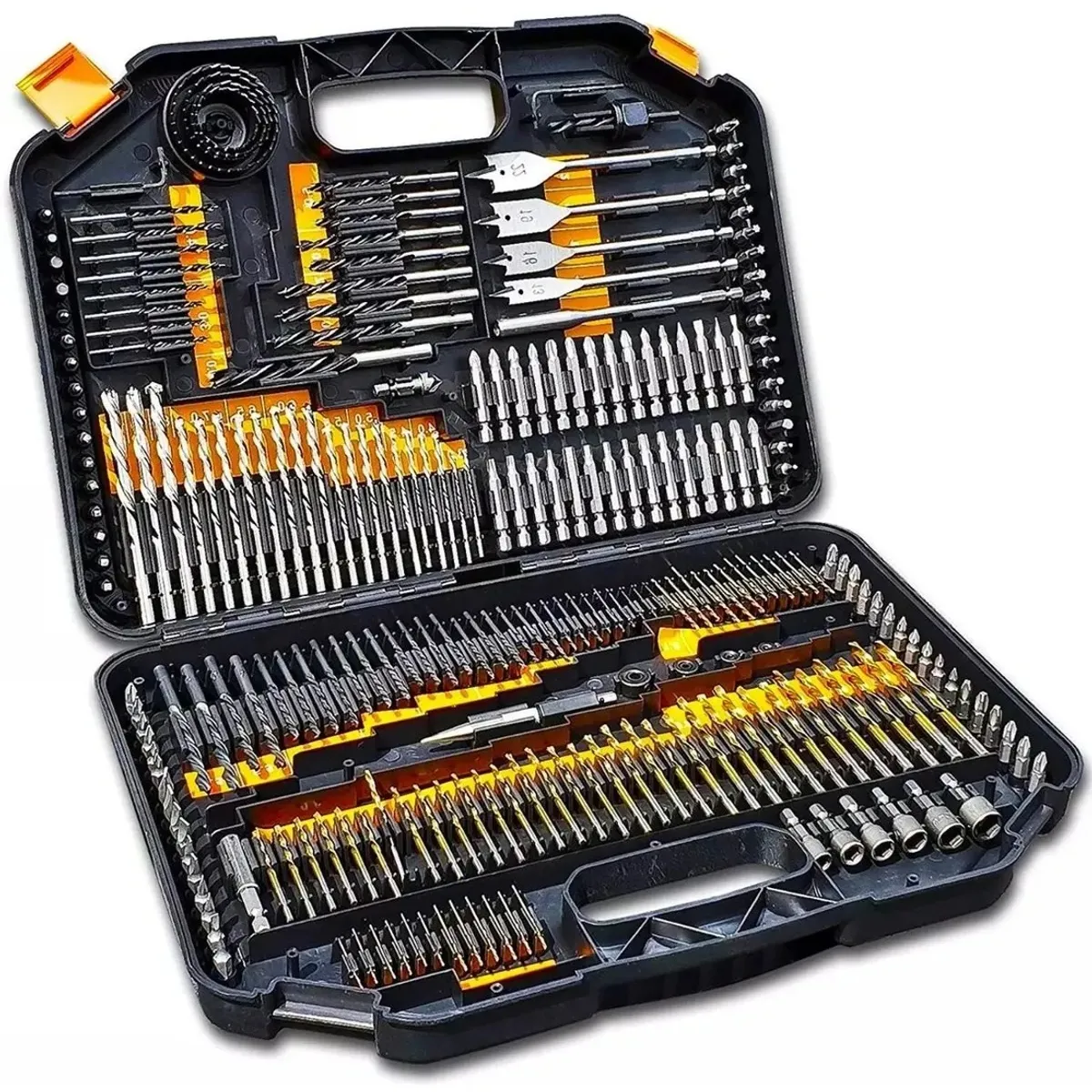 LERNEN - Pack Taladro Percutor Inalámbrico 21v 2 Baterías 246 Brocas