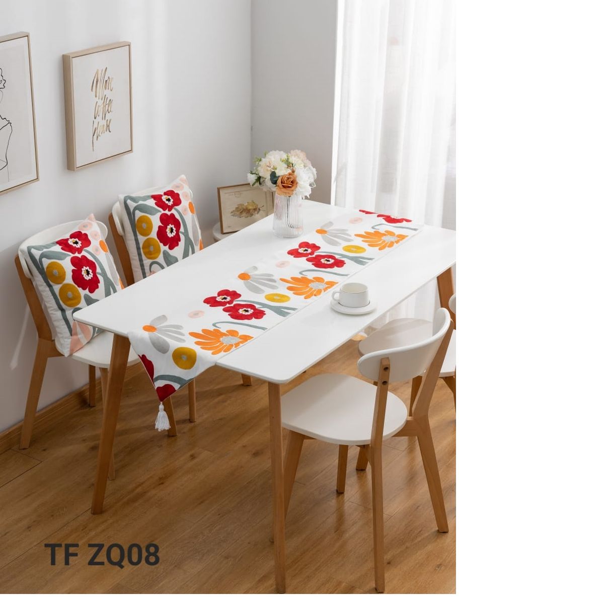 GENERICO - Camino de mesa tejido comedor hogar elegante moderno 08