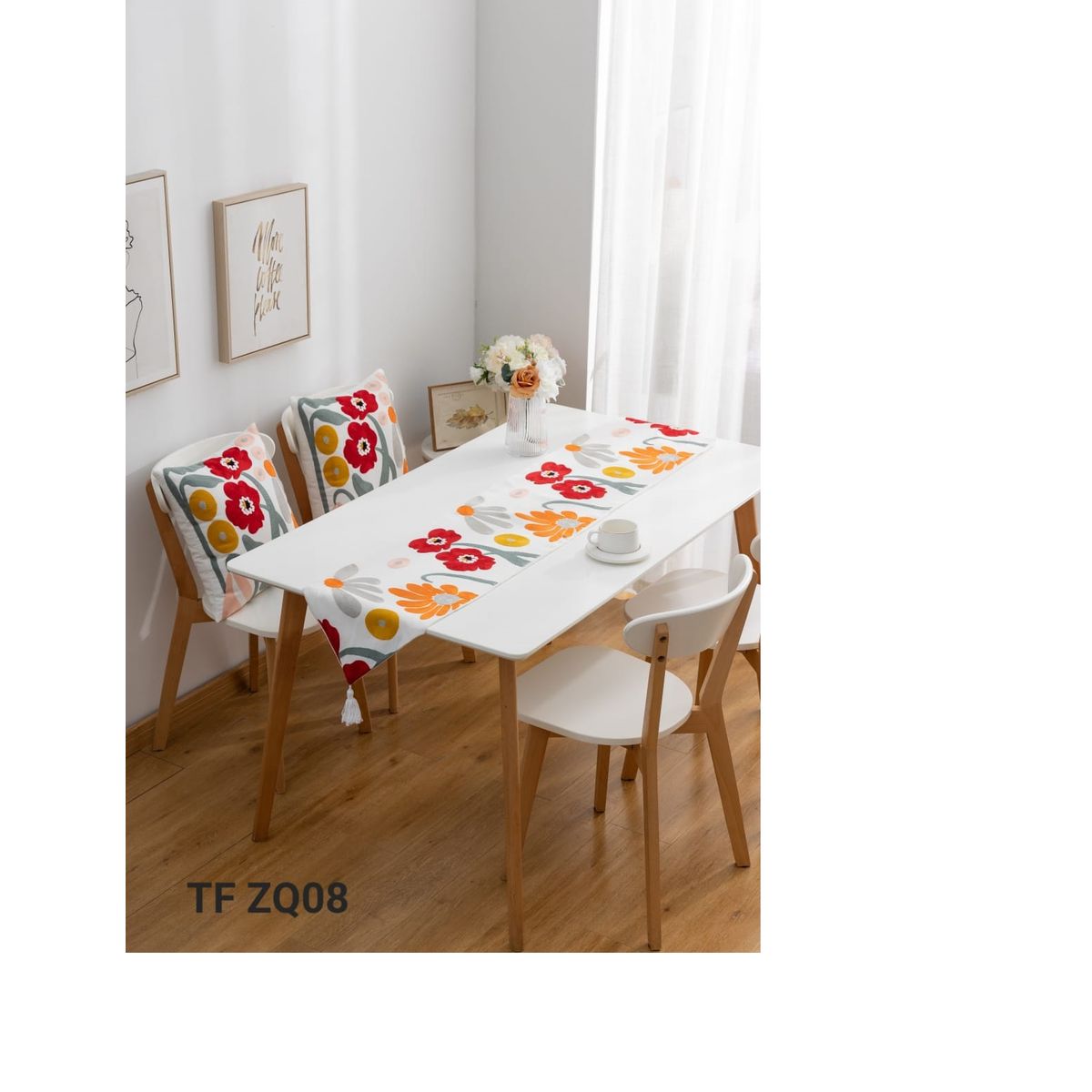 GENERICO - Camino de mesa tejido comedor hogar elegante moderno 08