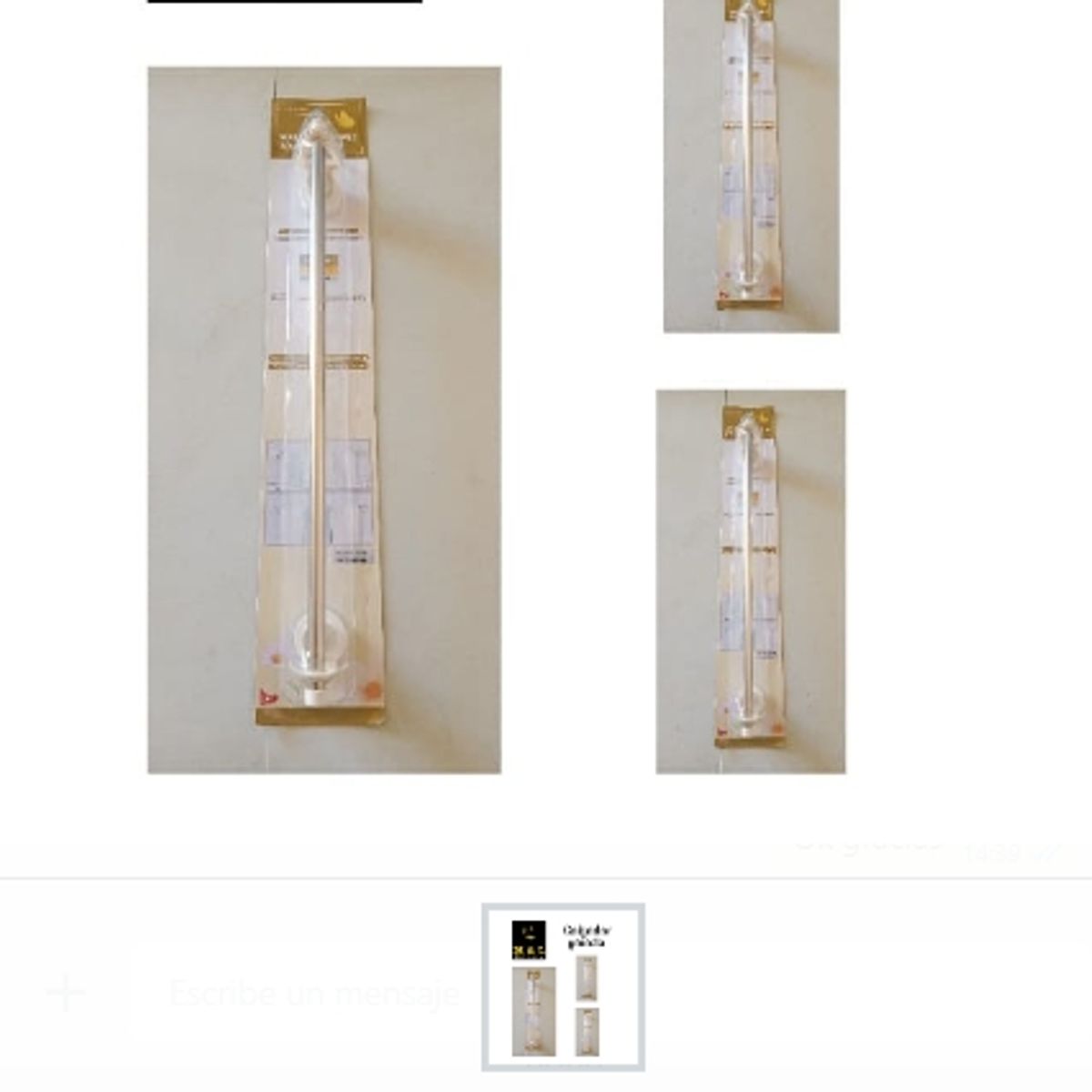 GENERICO - Colgador Grande De Baño Textiles De Baño