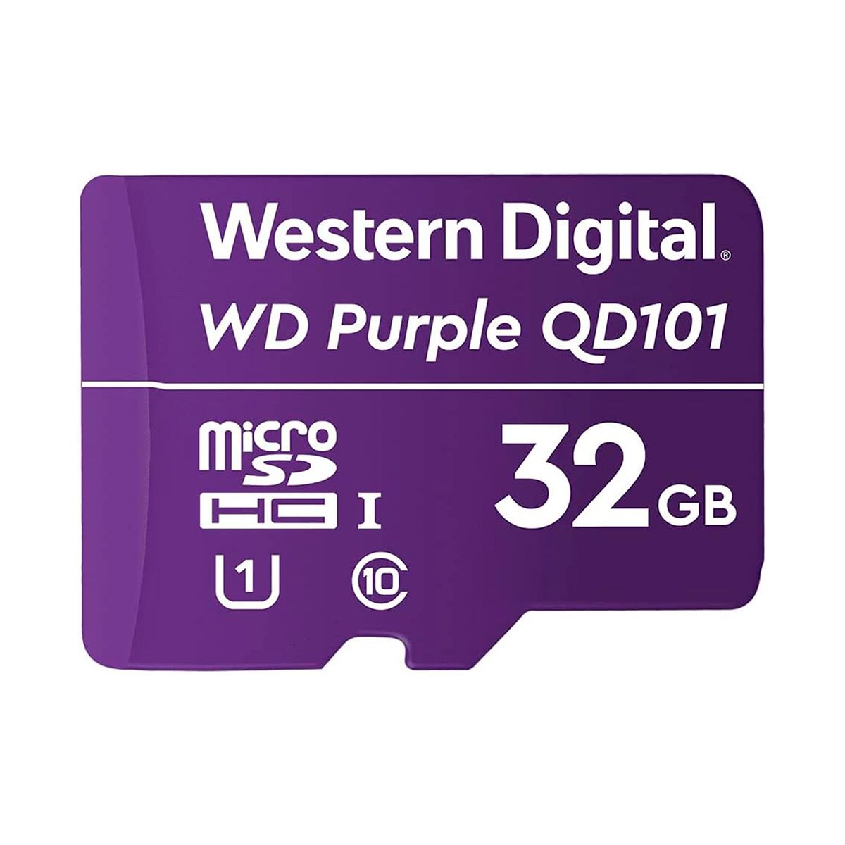 WESTERN DIGITAL - Tarjeta de Memoria MicroSD 32GB WD Purple SDHC Clase 10 4K
