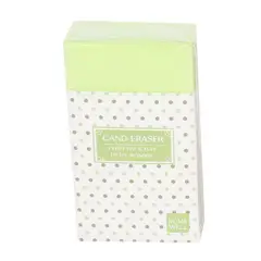 HOMEWELL - Goma de Borrar Diseño Verde 4x7x2cm